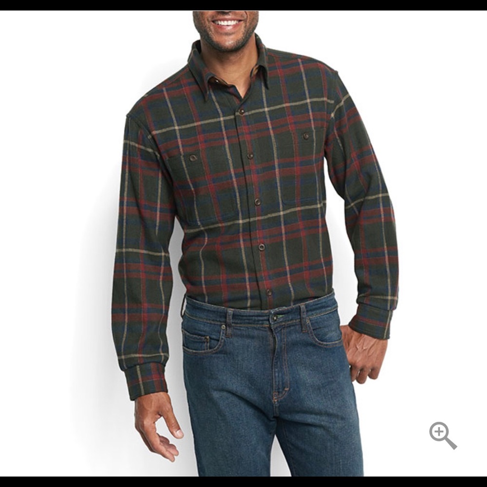 Orvis PERFECT FLANNEL in Hunter/Navy (New w/ Tags)